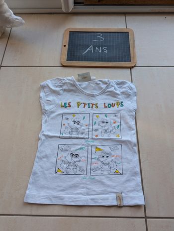 Tee-shirt 2/4 ans les p'tits loups