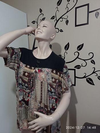 tee shirt imprimé de Fafamod taille 52 réf 452 P16