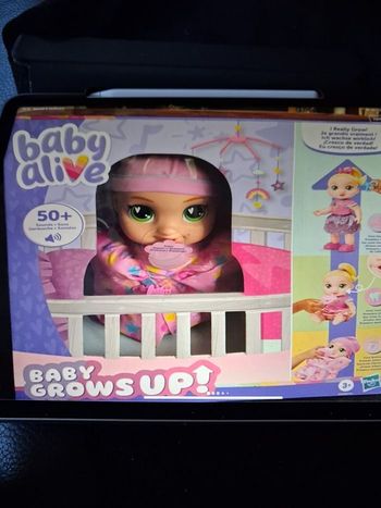 Poupee Baby alive grandit. Neuve. 30 % avec code remise