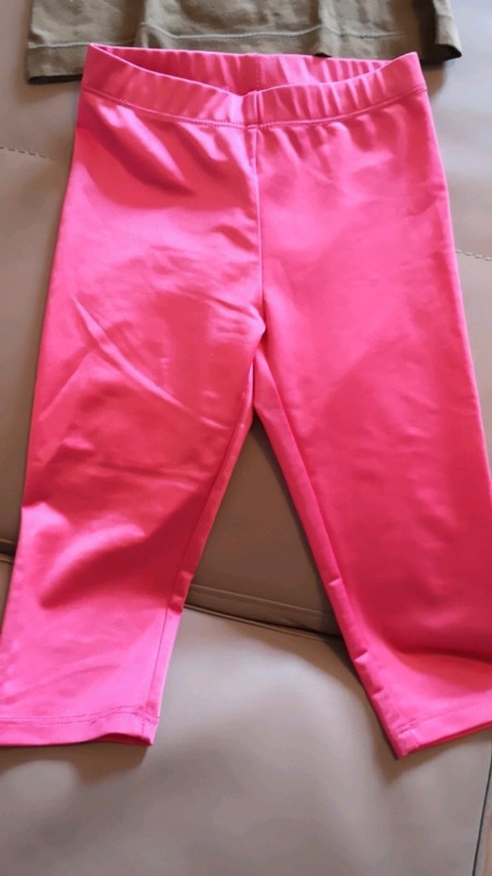 T shirt Lulu Castagnette et legging brillant - photo numéro 4