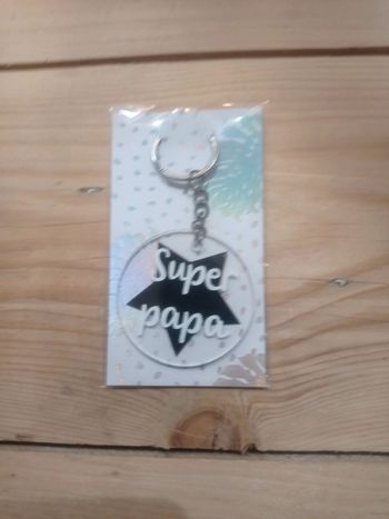 Porte-clé super papa