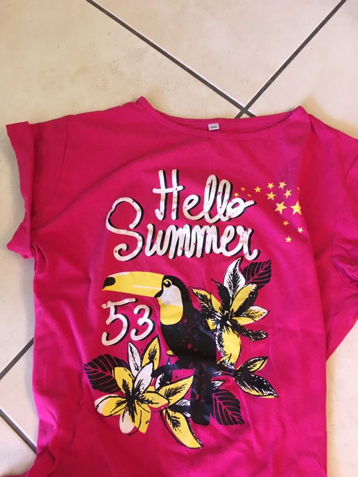 Ensemble tee-shirt -Short court 38/40#Hello Summer 53# - photo numéro 4