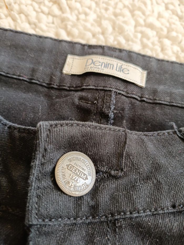 Jean slim noir taille 38 – Denim Life vintage - photo numéro 2