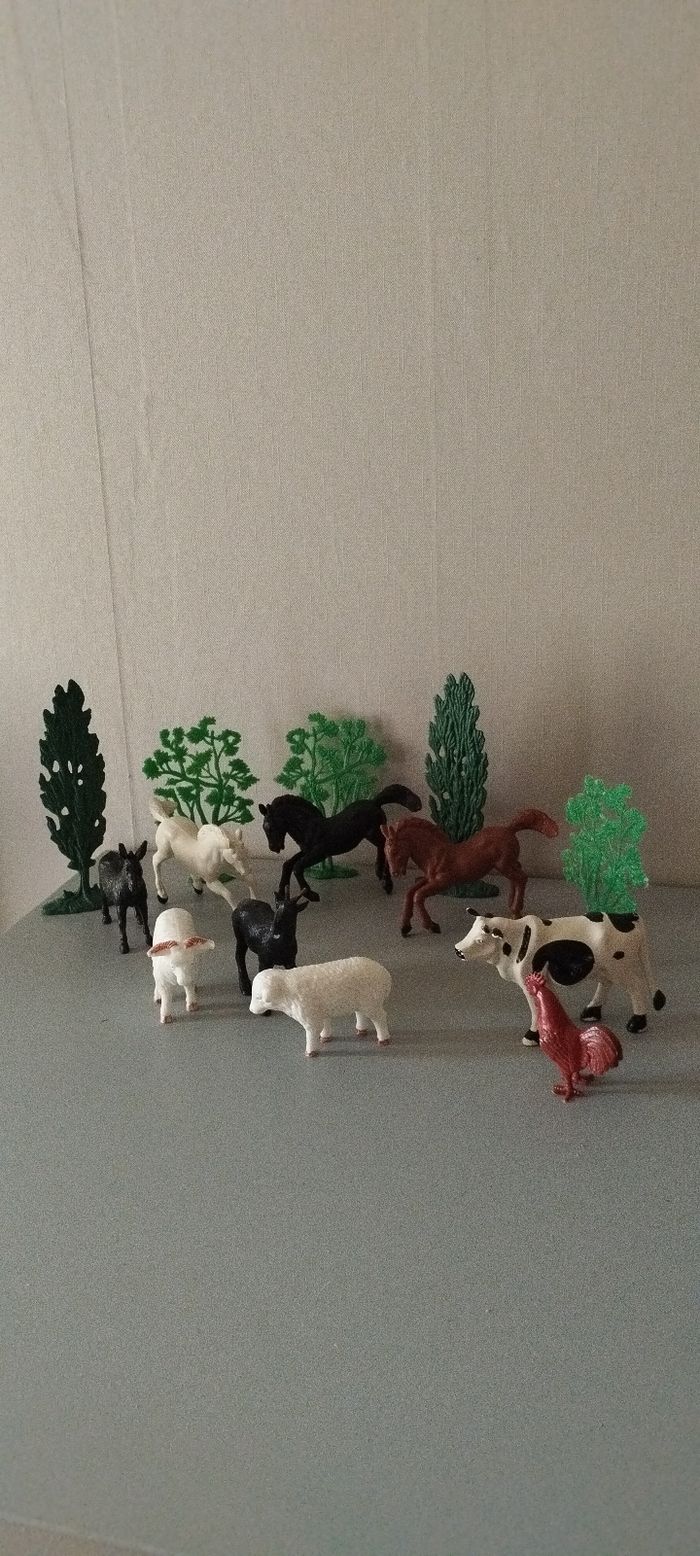 Lot animaux de la ferme.