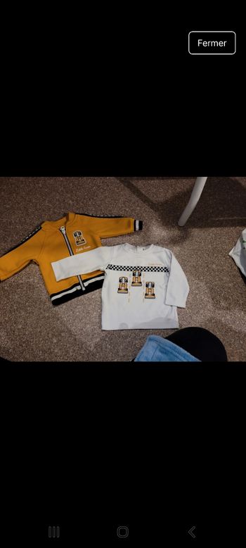 1 gilet et 1 maillot