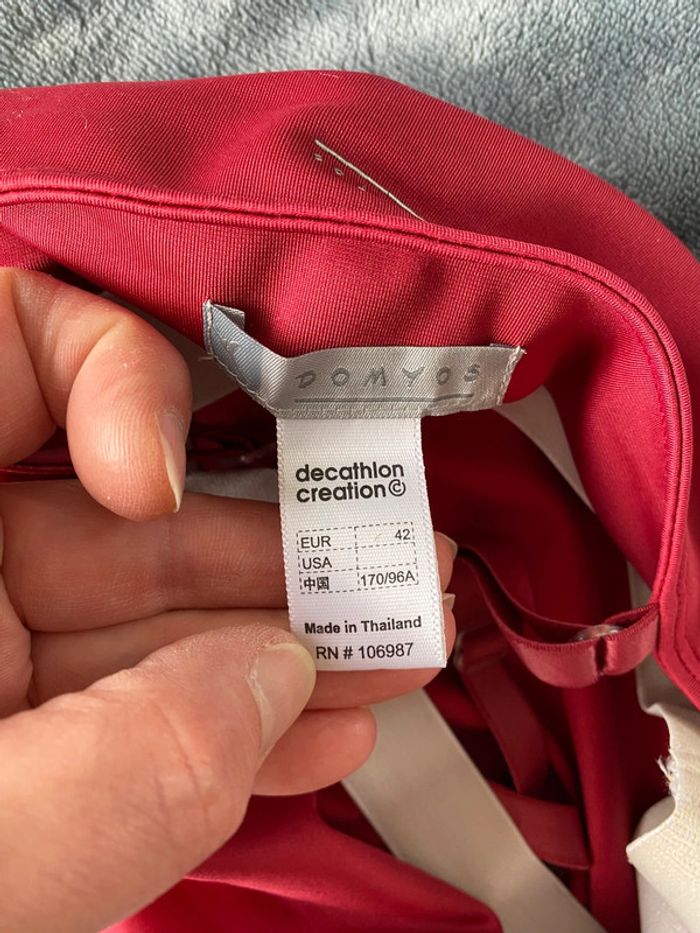 Débardeur sport rouge Domyos 42 - photo numéro 6