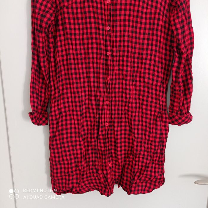 Robe rouge à carreaux t44 - photo numéro 3