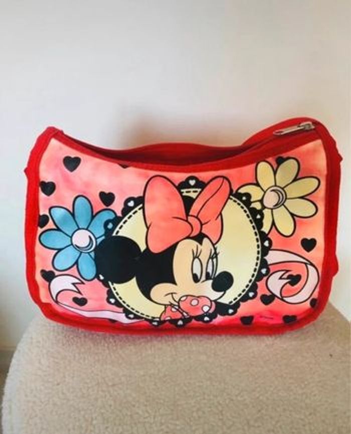 Sac à main Minnie style colorié aux feutres Disney rouge - photo numéro 2