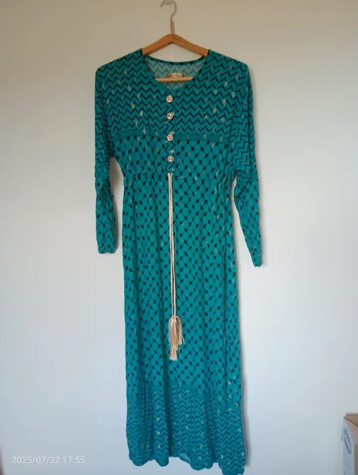 Magnifique robe turquoise