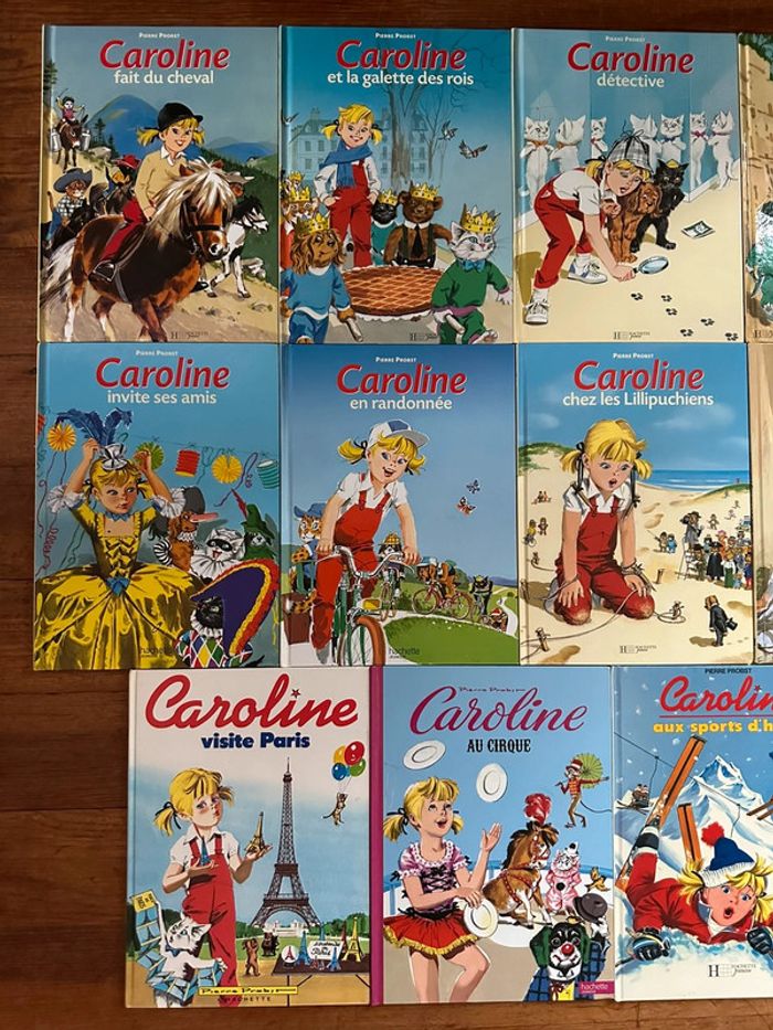 Lot de 11 albums vintage Caroline livres Pierre Probst collection Hachette jeunesse bd - photo numéro 3