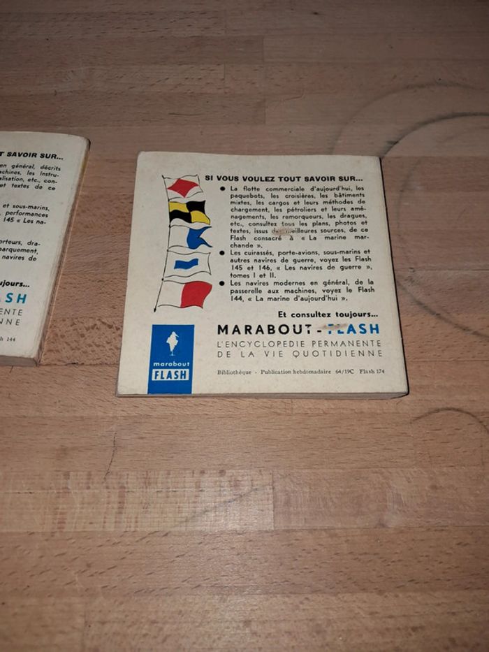 Lot de deux livres marabout Flash sur la marine - photo numéro 7