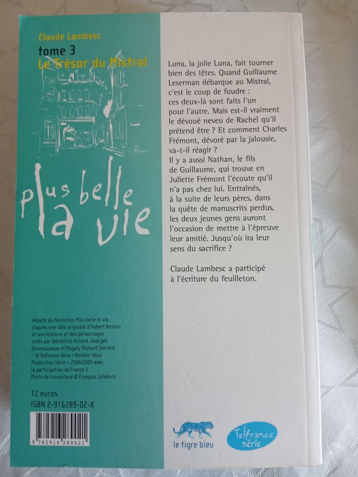 Lot livres Plus Belle la vie tome 1 a 5 - photo numéro 4