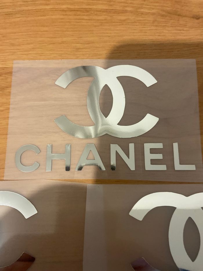 6 Stikers autocollants argenté - photo numéro 5