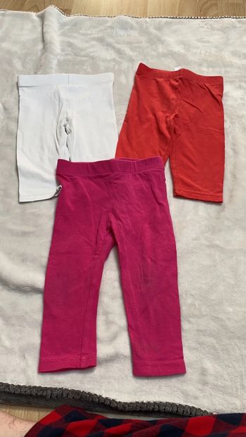 Lot de 3 legging - 12 mois