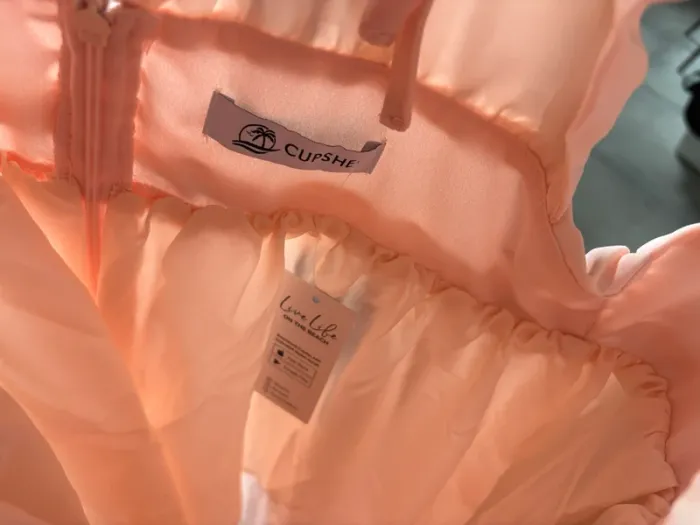 Robe longue rose pale - photo numéro 5