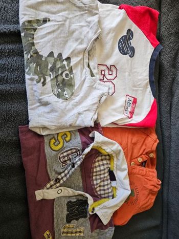 Lot tee shirt manche longue