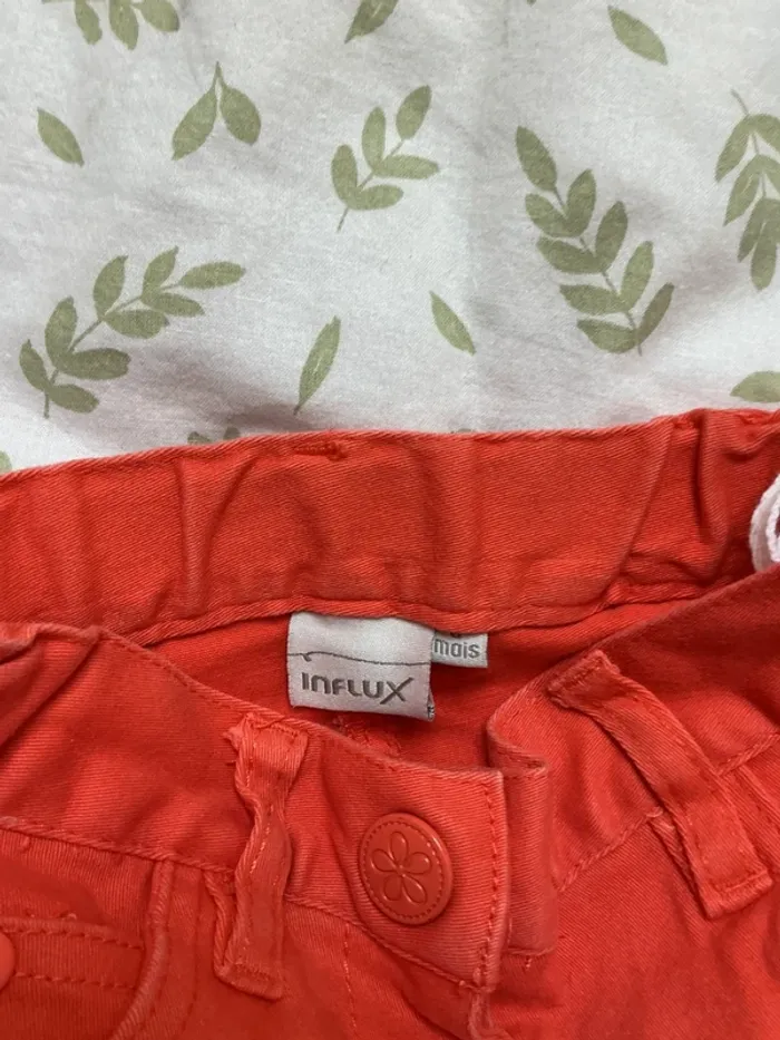 pantalon taille réglable 6 mois orange influx - photo numéro 4