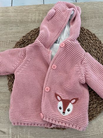 Gilet rose épais