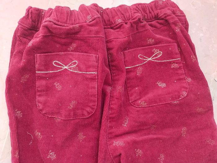 Jeans velours T.5/6A - photo numéro 6