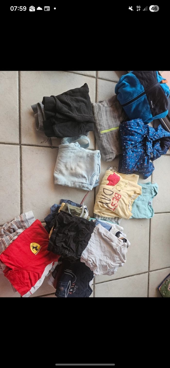 Lot de vetements garçon taille 3 ans