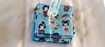 Lot de 5 lingettes lavables