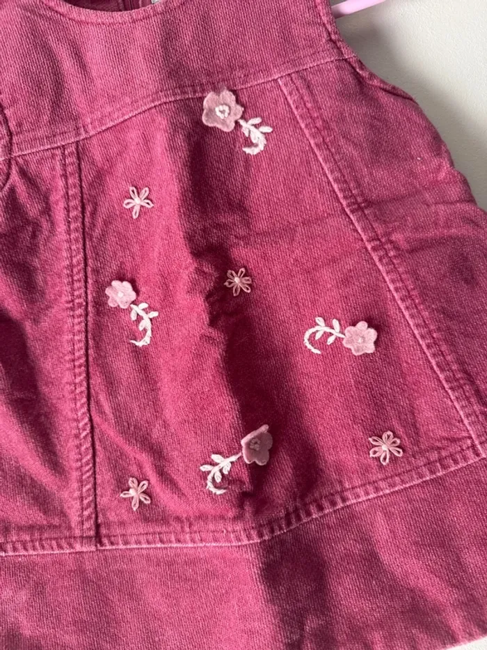👗 Robe violette Très bon état - Kiabi bébé - 6 mois -67cm - printemps automne - 100% coton - photo numéro 2