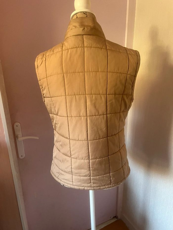 Veste matelassé sans manches femme beige taille 42 - photo numéro 2