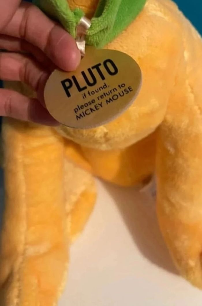 Grande peluche Disney pluto 45 cm - photo numéro 2