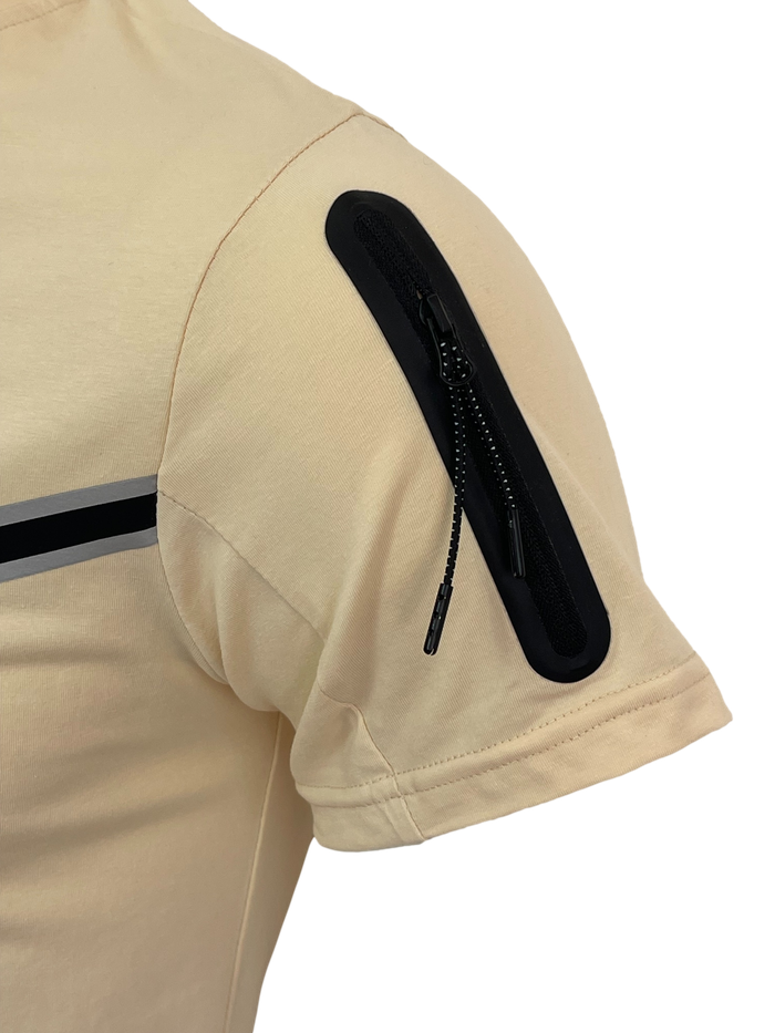 ensemble été maillot short sable bandes noir logo AMG Mercedes T903A StaSta - photo numéro 4