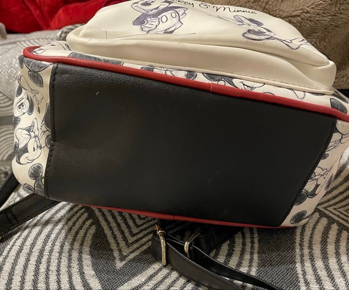 Sac à dos cuir fille femme avec personnages Mickey&minnie - photo numéro 7