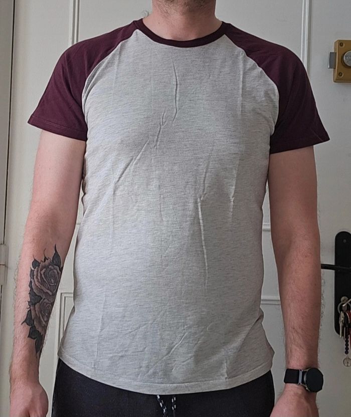 T-Shirt épaules couleur