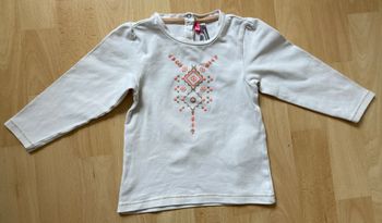 T-shirt manches longues imprimé taille 18 mois