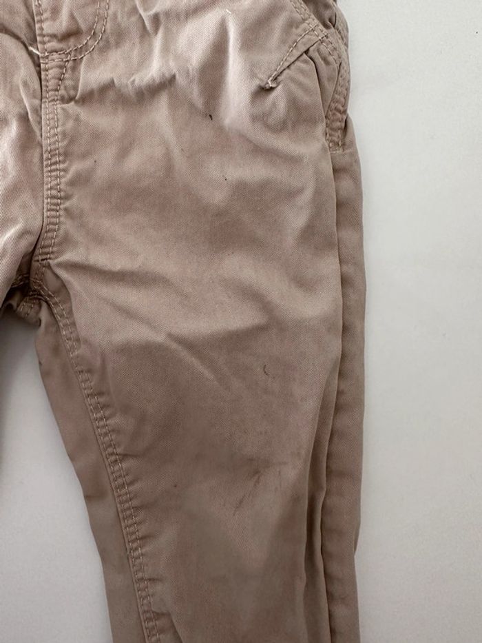Pantalon toile beige - photo numéro 4