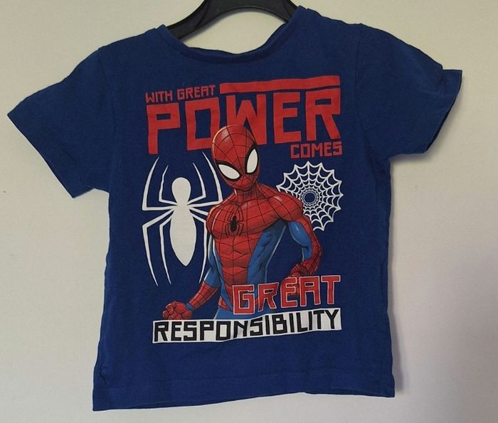Tee-shirt spiderman 3 ans