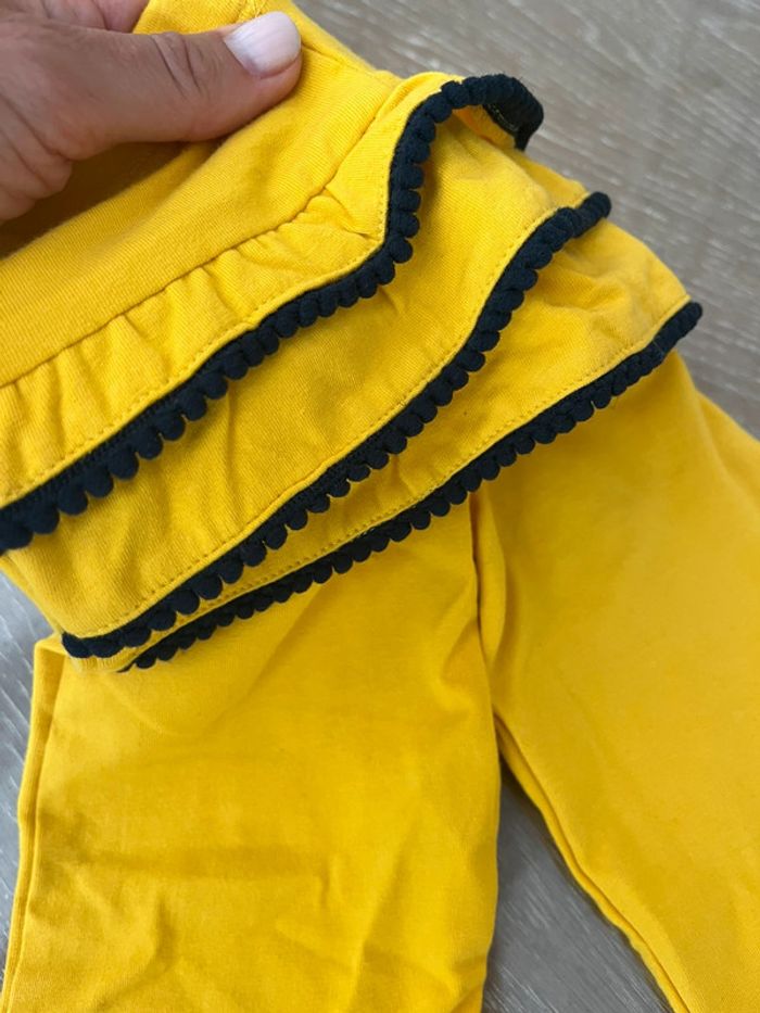 303 - legging fille jaune - photo numéro 6