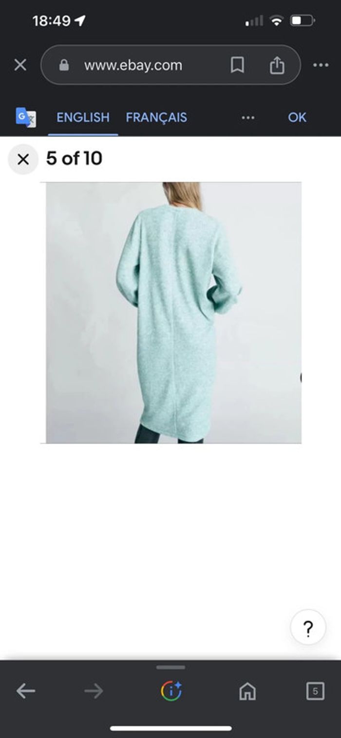 Robe pull longue Zara - photo numéro 9