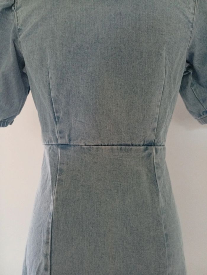 Pieces - Robe en jeans taille XS | manches "bouffantes" - photo numéro 8