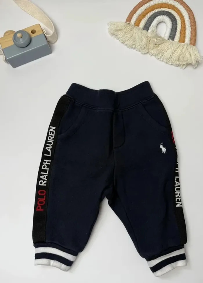 Ensemble Ralph Lauren bébé garçon 6 mois marine super état - photo numéro 3