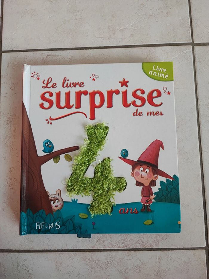 Le livre surprise de mes 4 ans (livre animé) Fleurus