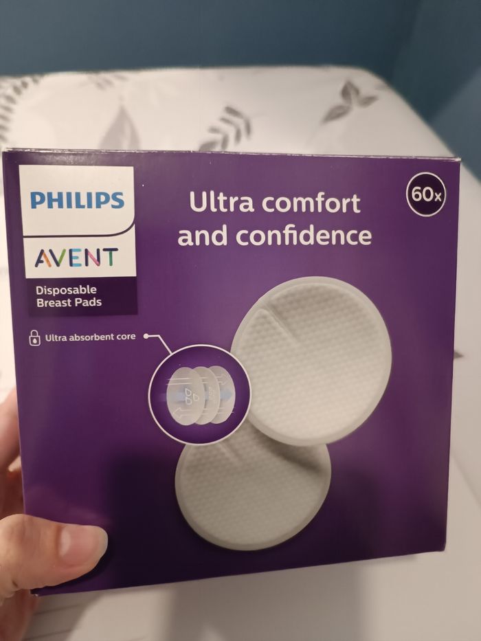 Boîte de coussinets jetables autocollants. Ultra-absorvants. Philips