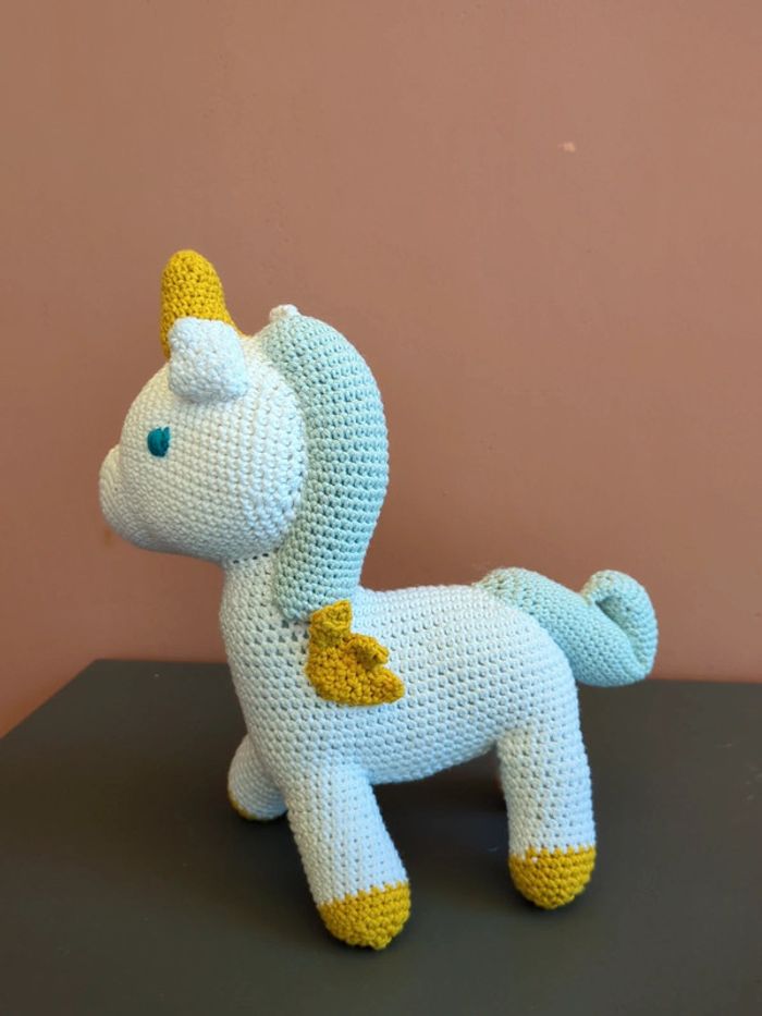 peluche licorne crochet Modèle pica pau - photo numéro 3