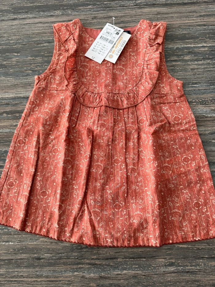 Petite blouse d été fille 36 mois Kiabi neuve avec étiquette