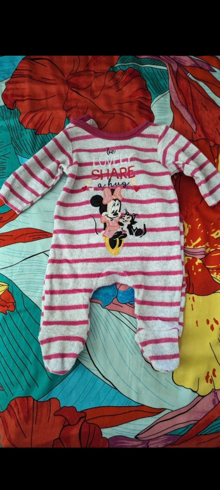 Pyjama grenouillère Disney Minnie 1 mois