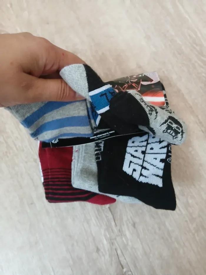 Lot de chaussettes neuves Star wars 27/30 - photo numéro 7