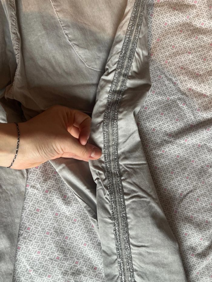 Pantacourt, gris clair - photo numéro 3