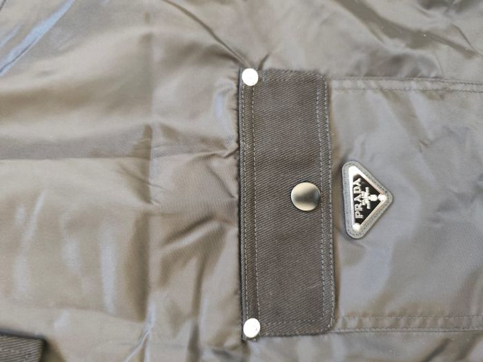 Veste chemise Prada Re nylon noir taille M neuf - photo numéro 5