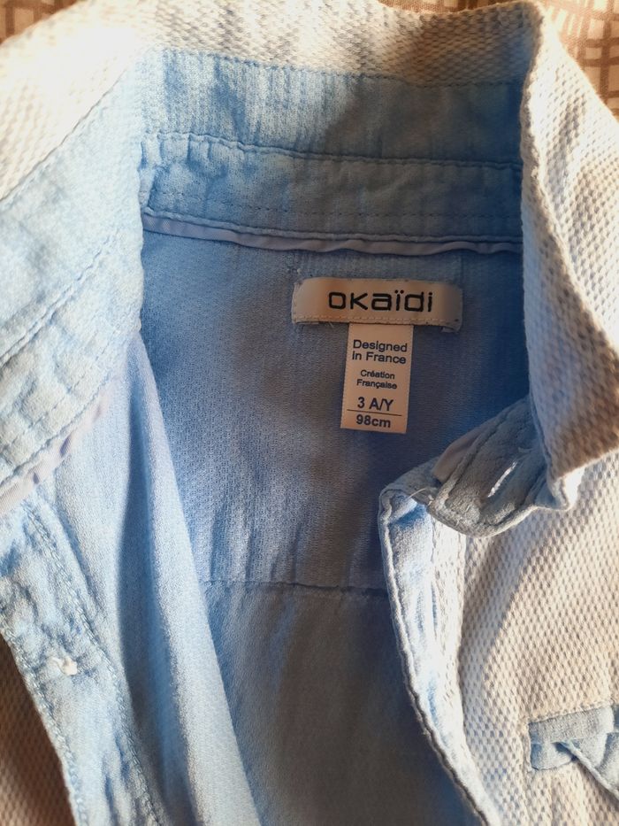 Chemise manches longues Okaidi 3A - photo numéro 3