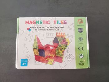 Tuiles magnétique 60pcs  jeux construction aimanté