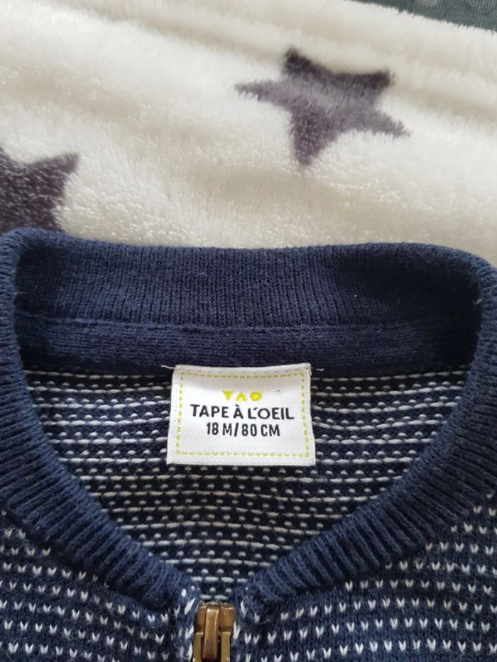 Lot de 2 gilets garçon 18 mois - photo numéro 3