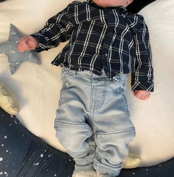 Ensemble chemise jean